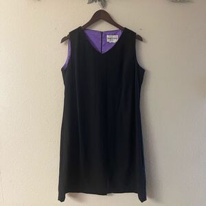 Danny & Nicole - black sleeveless cocktail dress